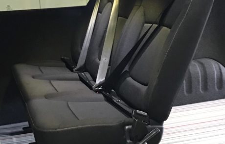 Van rear seat installation